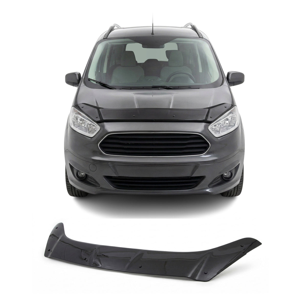 Ford Courier 2014-2023 Uyumlu Ön Kaput Koruyucu - Light