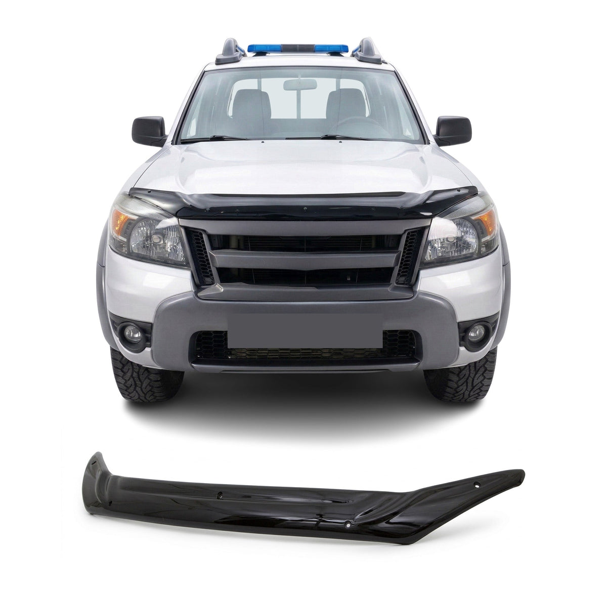Ford Ranger 2009-2011 Uyumlu Ön Kaput Koruyucu - Light