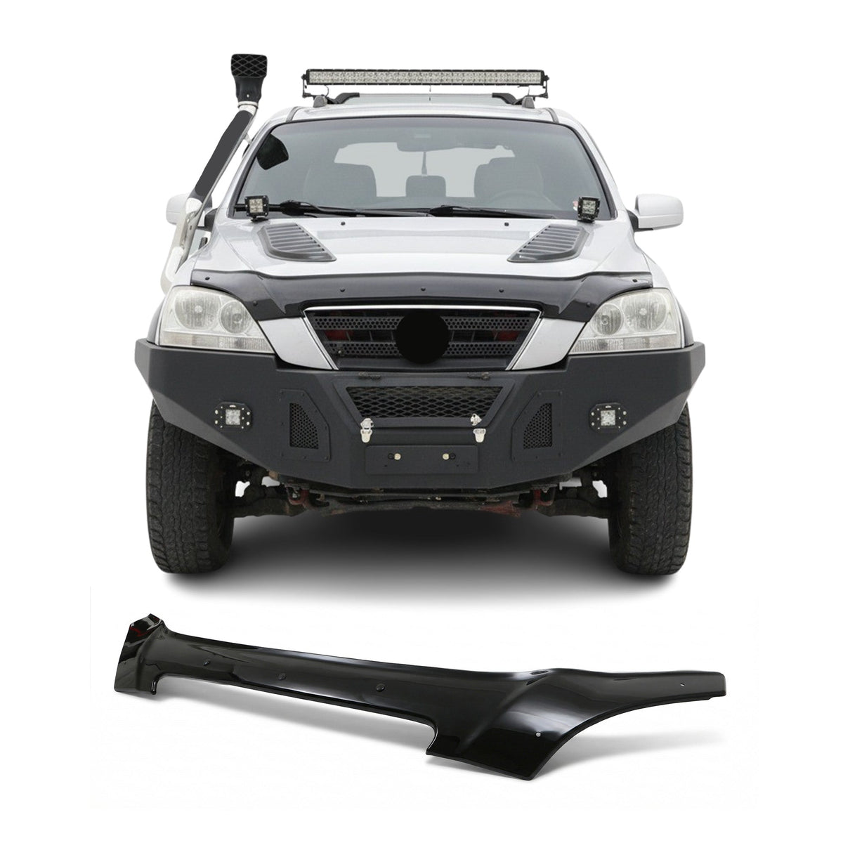 Kia Sorento 2002-2009 Uyumlu Ön Kaput Koruyucu - Light