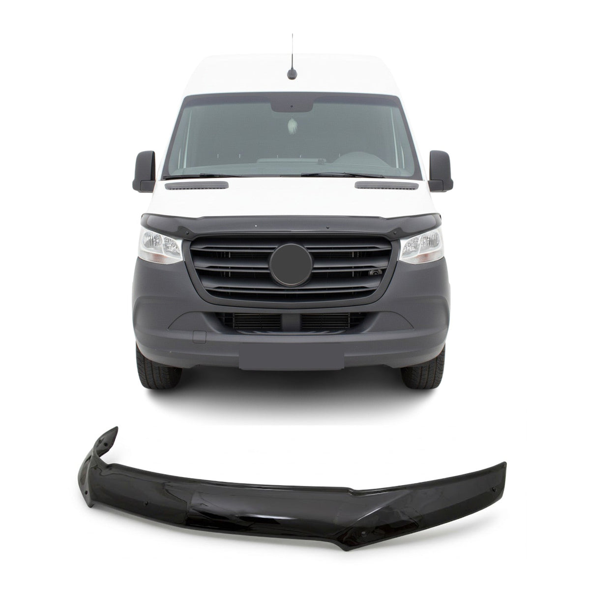 Mercedes Sprinter W907 2018-2026 Uyumlu Ön Kaput Koruyucu - Light