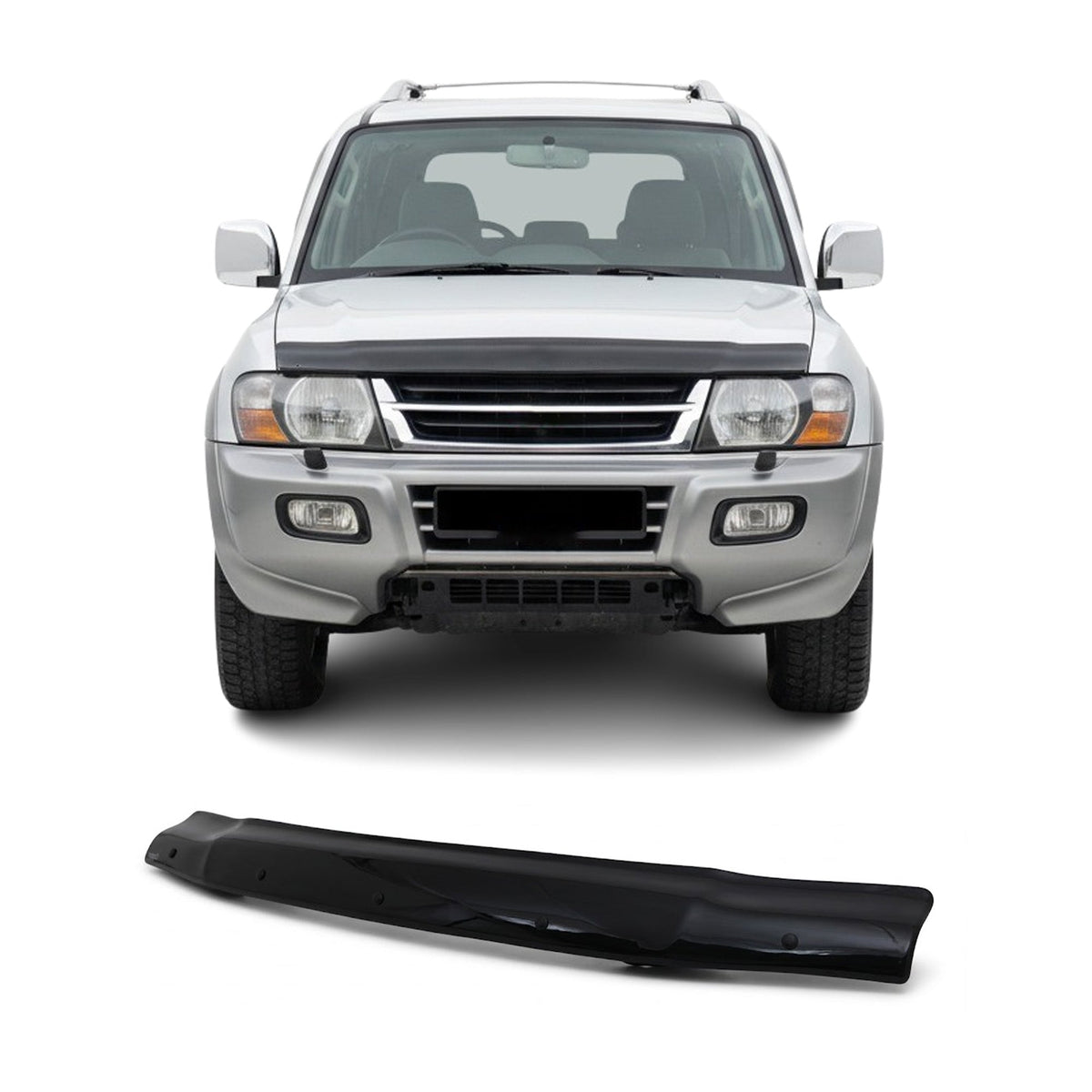 Mitsubishi Pajero 1998-2006 Uyumlu Ön Kaput Koruyucu - Light