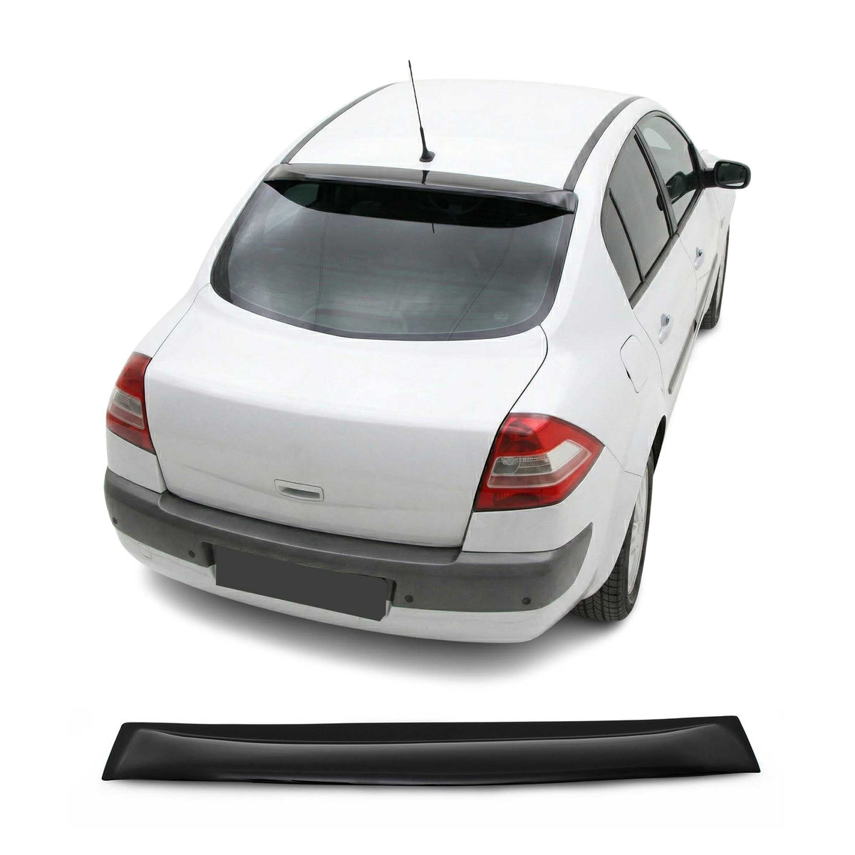 Renault Megane 2003-2008 Uyumlu Spoiler Arka Cam Üstü - Siyah