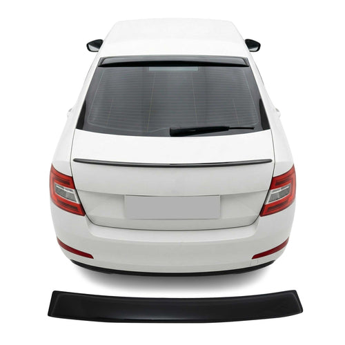 Skoda Octavia (A7) 2013-2019 Uyumlu Spoiler Arka Cam Üstü - Siyah - Görsel 1