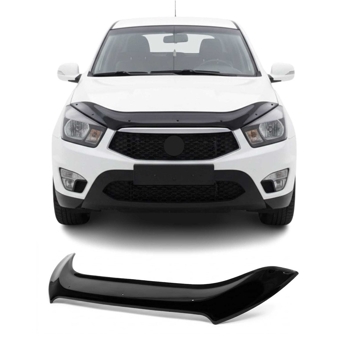 SsangYong Korando Sports 2011-2018 Uyumlu Ön Kaput Koruyucu - Light