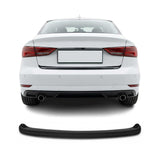 Audi A3 2016-2019 Uyumlu Arka Tampon Eşiği - Piano Siyah