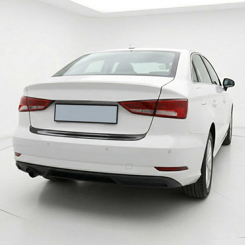 Audi A3 2016-2019 Uyumlu Arka Tampon Eşiği - Piano Siyah - Görsel 2