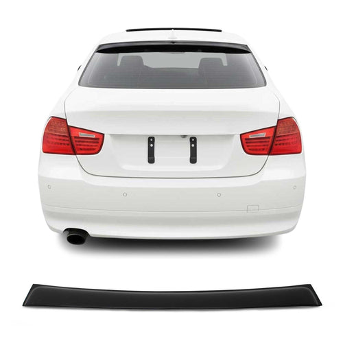 BMW 3 Serisi E90 2005-2012 Uyumlu Spoiler Arka Cam Üstü - Siyah - Görsel 1