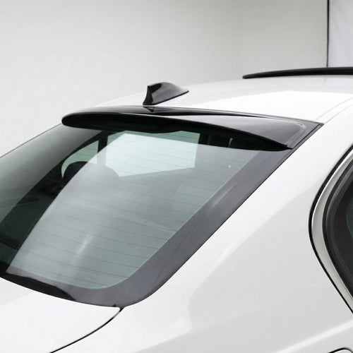 BMW 3 Serisi E90 2005-2012 Uyumlu Spoiler Arka Cam Üstü - Siyah - Görsel 2