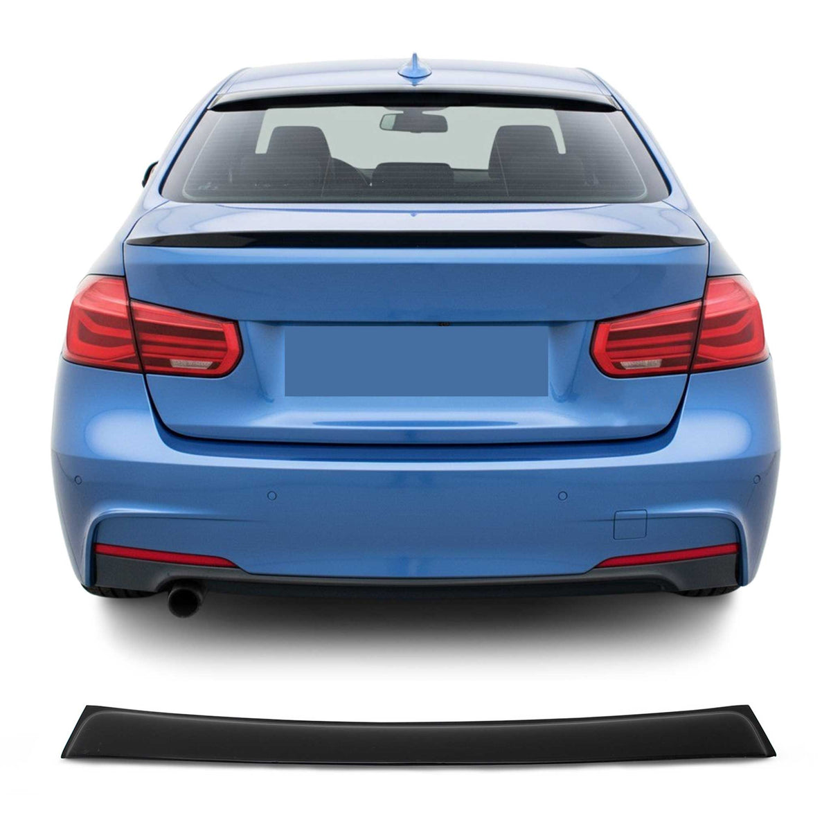 BMW 3 Serisi F30 2011-2018 Uyumlu Spoiler Arka Cam Üstü - Siyah