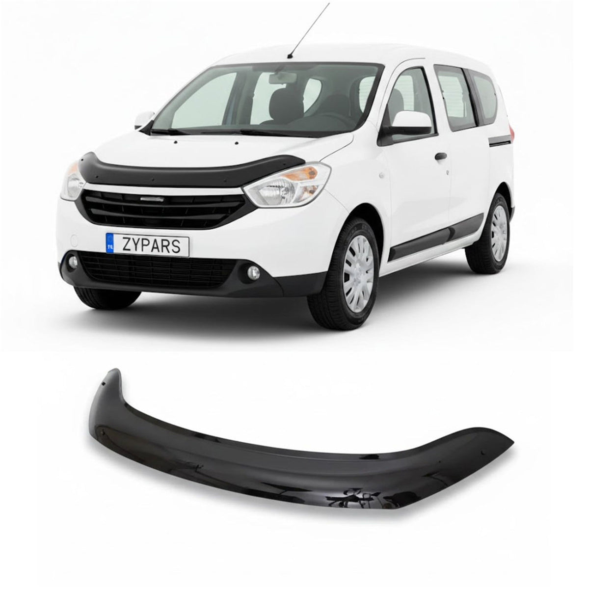 Dacia Lodgy 2012-2026 Uyumlu Ön Kaput Koruyucu - Light