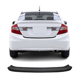 Honda Civic 2012-2015 Uyumlu Arka Tampon Eşiği - Mat Siyah