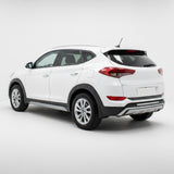 Hyundai Tucson 2015-2020 Uyumlu Arka Tampon Eşiği - Mat Siyah