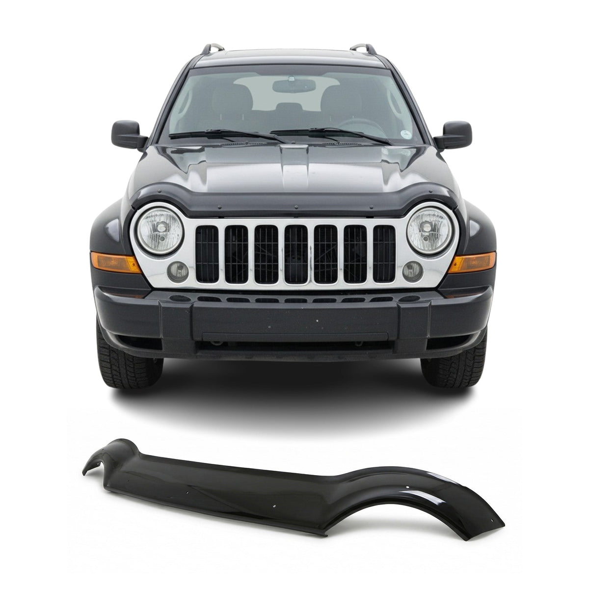 Jeep Cherokee 2001-2008 Uyumlu Ön Kaput Koruyucu - Light