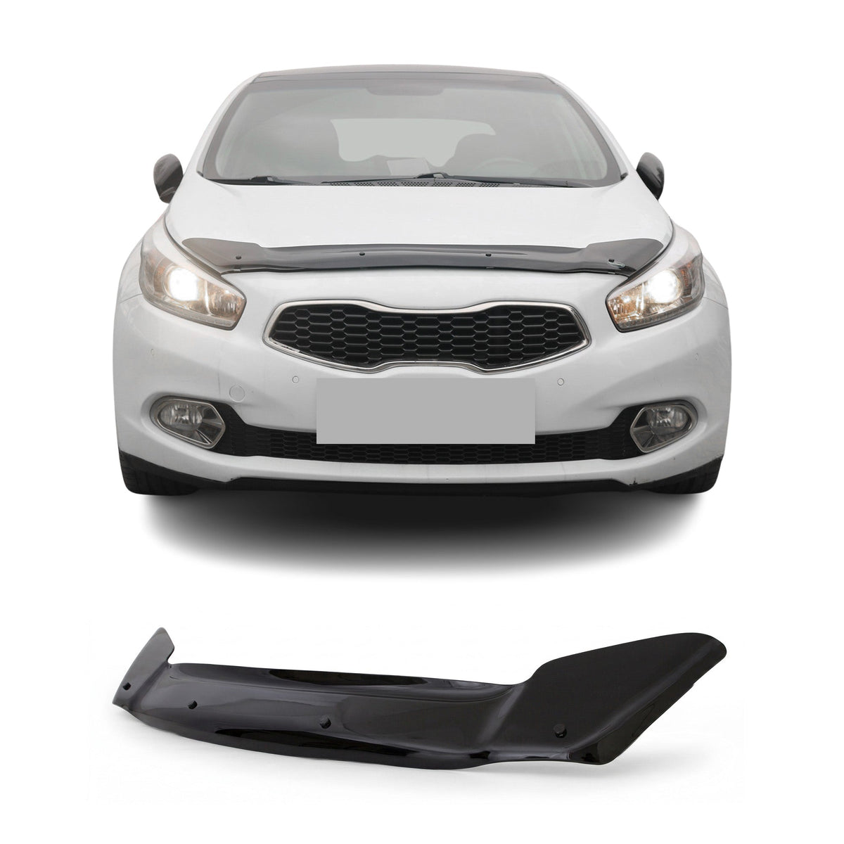 Kia Ceed 2012-2018 Uyumlu Ön Kaput Koruyucu - Light