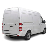 Mercedes Sprinter W906 2006-2018 Uyumlu Arka Tampon Eşiği - Piano Siyah