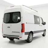 Mercedes Sprinter W907 2018-2025 Uyumlu Arka Tampon Eşiği - Piano Siyah