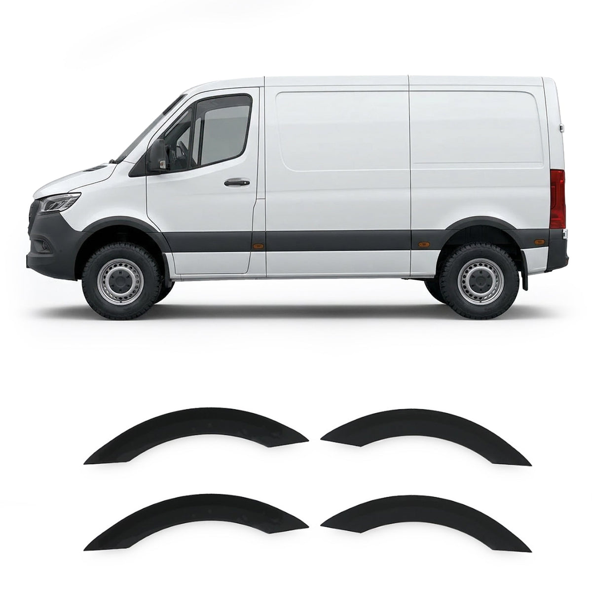 Mercedes Sprinter W907 2018-2025 Uyumlu Dodik Seti - Çamurluk (4 Parça)