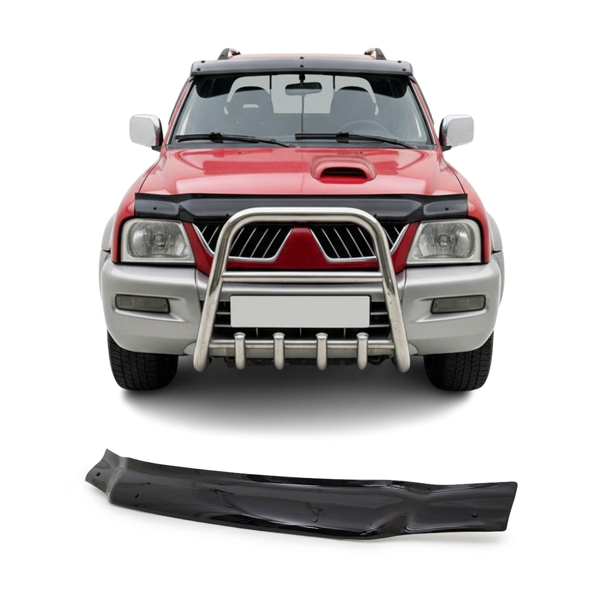 Mitsubishi L200 1996-2006 Uyumlu Ön Kaput Koruyucu - Light
