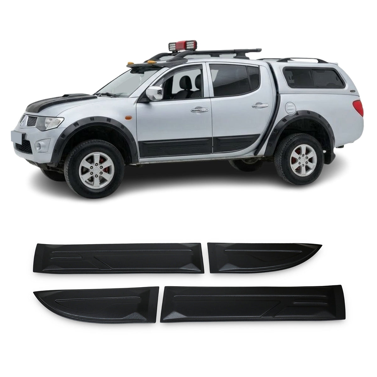 Mitsubishi L200 2006-2015 Uyumlu Dodik Kapı Seti (4 Parça)
