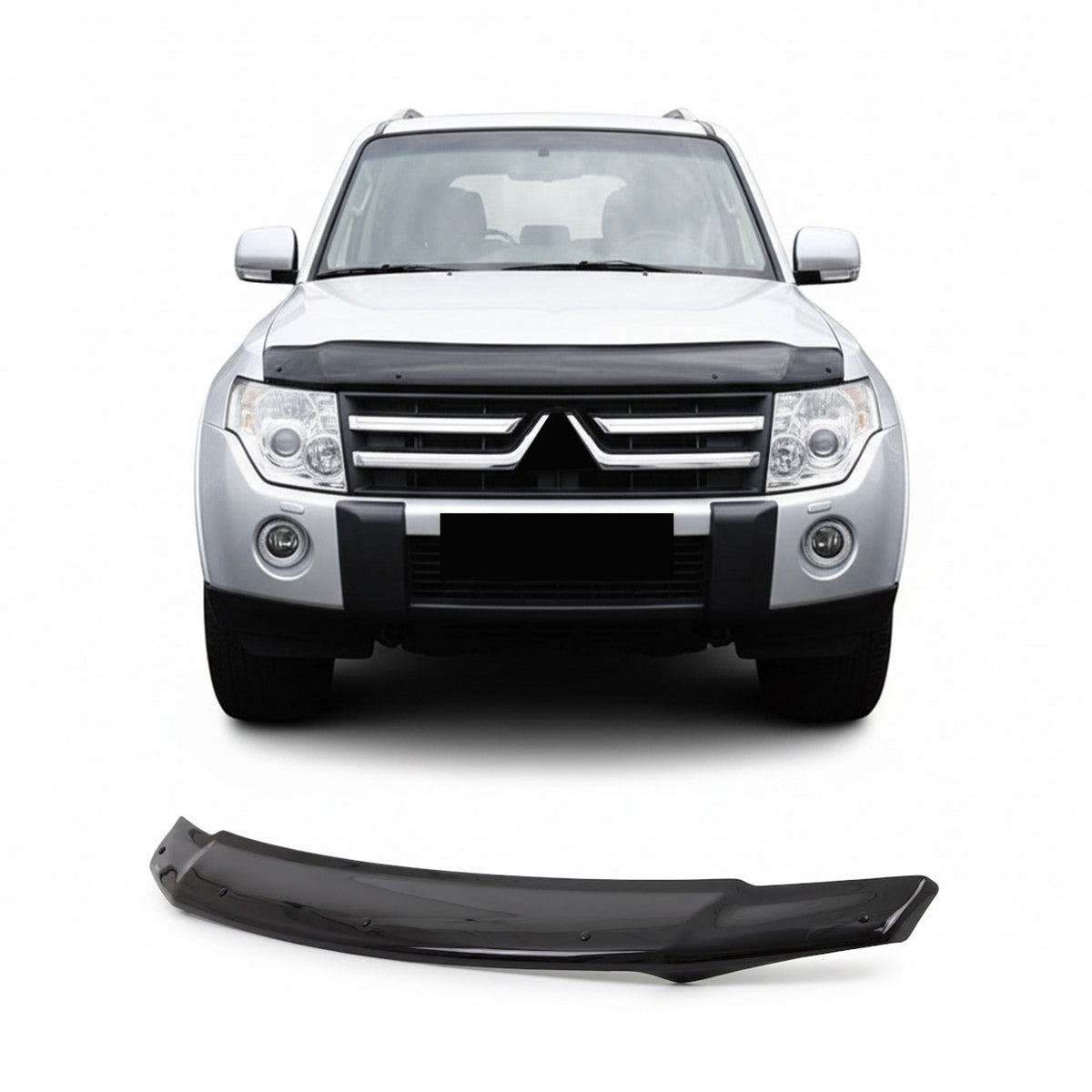Mitsubishi Pajero 2007-2019 Uyumlu Ön Kaput Koruyucu - Light