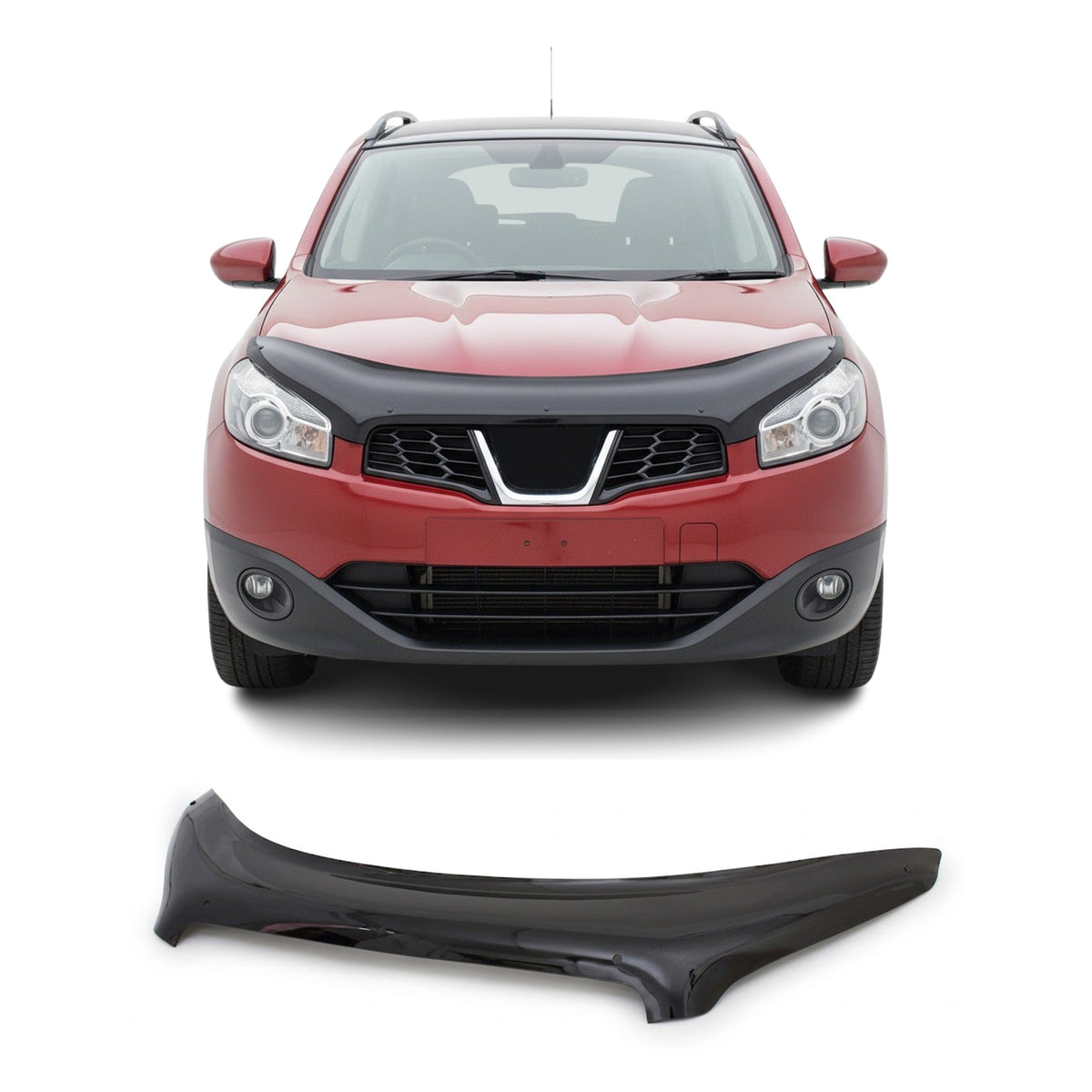 Nissan Qashqai +2 2010-2013 Uyumlu Ön Kaput Koruyucu - Light