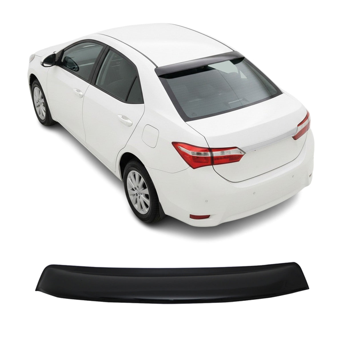 Toyota Corolla 2013-2018 Uyumlu Spoiler Arka Cam Üstü - Siyah