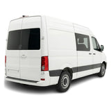 VW Crafter 2017-2025 Uyumlu Arka Tampon Eşiği - Piano Siyah