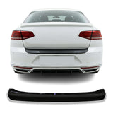 VW Passat B8 2015-2025 Uyumlu Arka Tampon Eşiği - Piano Siyah