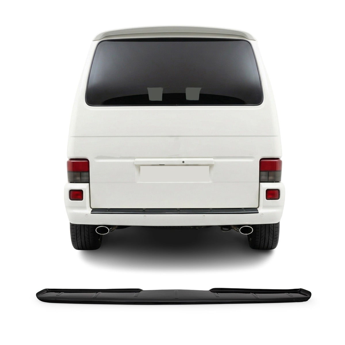 VW Transporter T4 1995-2003 Uyumlu Arka Tampon Eşiği - Piano Siyah