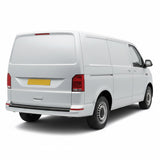 VW Transporter T6 2015-2023 Uyumlu Arka Tampon Eşiği - Piano Siyah