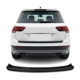 VW Tiguan 2016-2023 Uyumlu Arka Tampon Eşiği - Piano Siyah