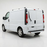 Renault Trafic 2003-2014 Uyumlu Arka Tampon Eşiği - Mat Siyah