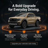 Ford Ranger 2015-2022 Uyumlu Dodik Seti - Çamurluk, Vidalı, XLT (6 Parça)